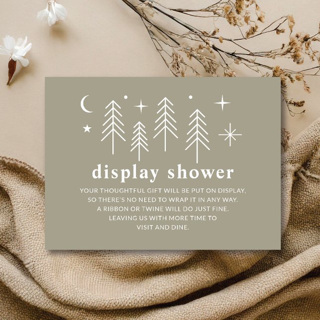 Happy Camper Display Shower Enclosure Card (Creator Uploaded)