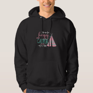 Happy Camper Funny Camping Design For Kids Funny B Hoodie