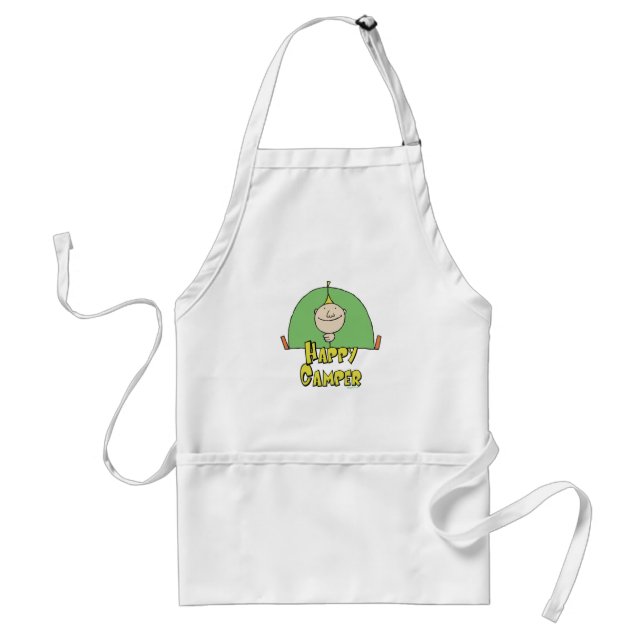 Happy Camper Guy Standard Apron (Front)