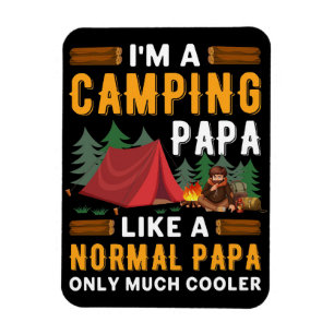Happy Camper I Am A Camping Papa Magnet