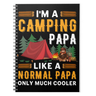 Happy Camper I Am A Camping Papa Notebook