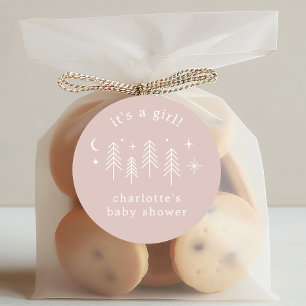 Happy Camper It's a Boy Classic Round Sticker