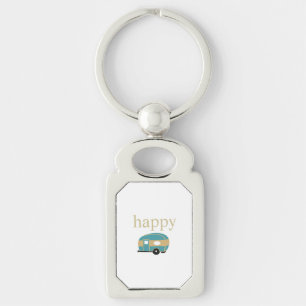 Happy Camper Key Ring