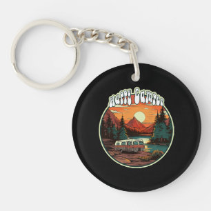 Happy Camper Key Ring