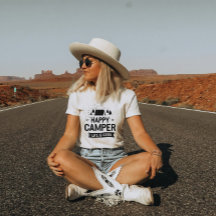 Happy Camper Life is Good | Women T-Shirt