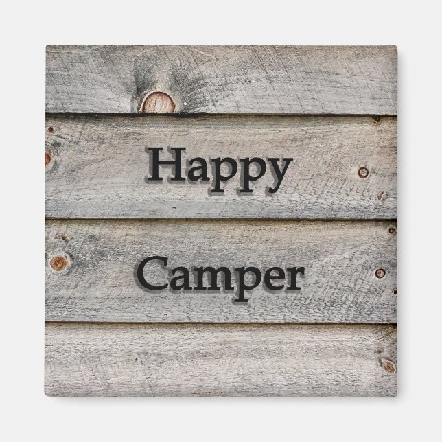 Happy Camper Magnet (Front)