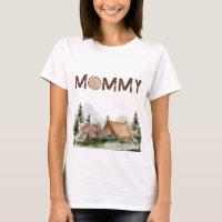 Happy Camper Mountain Forest Bear Birthday Mummy