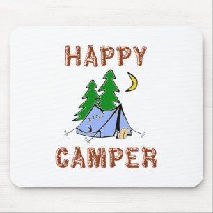 HAPPY CAMPER MOUSE PAD