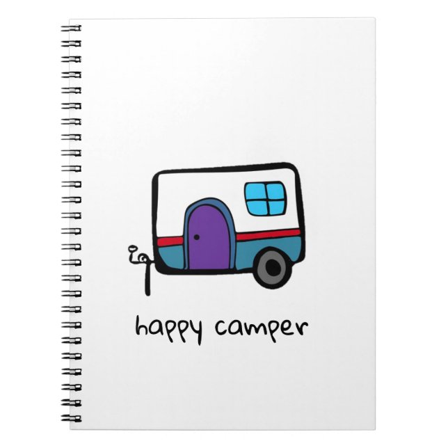Happy Camper Notebook (Front)