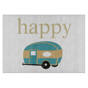 Happy Camper Personality Cutting Board