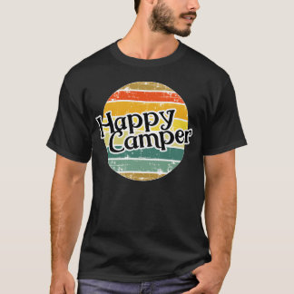 Happy Camper Retro Vintage Camper Camping boy T-Shirt