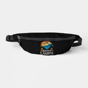 Happy Camper Retro Vintage Matching Camping Crew Bum Bags