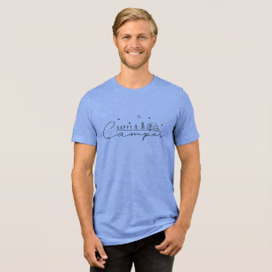 Happy Camper Silhouette Tri-Blend Shirt