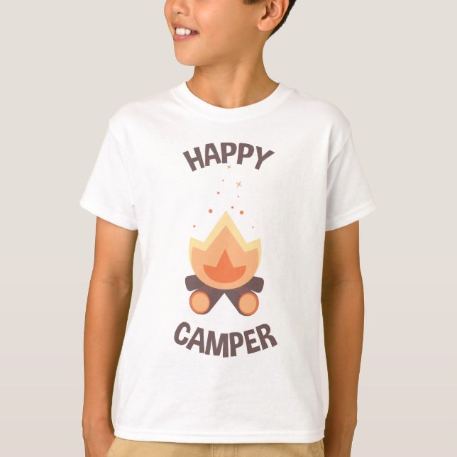 Happy Camper T-Shirt (Front)