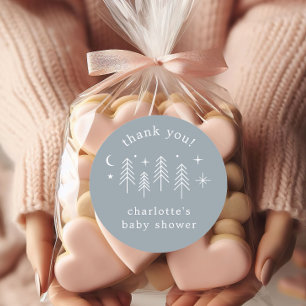 Happy Camper Thank You Classic Round Sticker