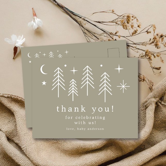 Happy Camper Thank You Postcard (Creator Uploaded)