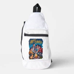 Happy Camper Toddler T-shirt (3) Sling Bag