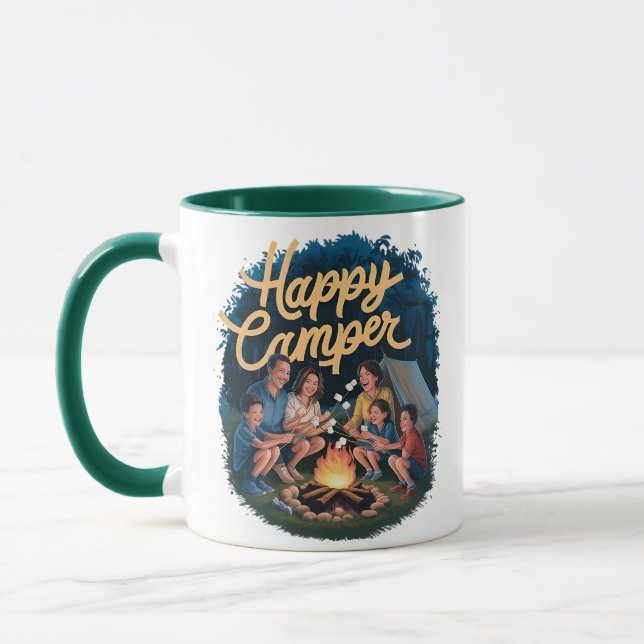 Happy Camper Toddler T-shirt (4) Mug (Left)
