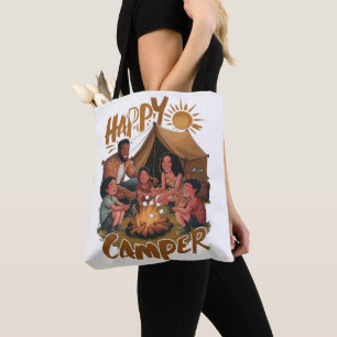 Happy Camper Toddler T-shirt (5) Tote Bag