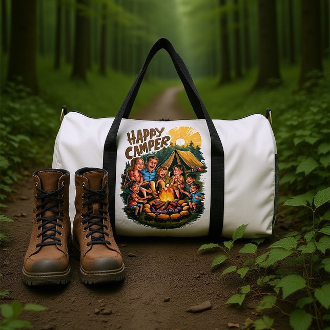Happy Camper Toddler T-shirt (6) Duffle Bag (Creator Uploaded)