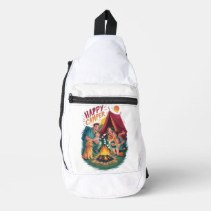 Happy Camper Toddler T-shirt (7) Sling Bag