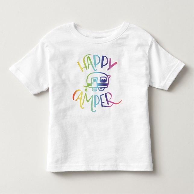 Happy Camper Top for Kids (Front)