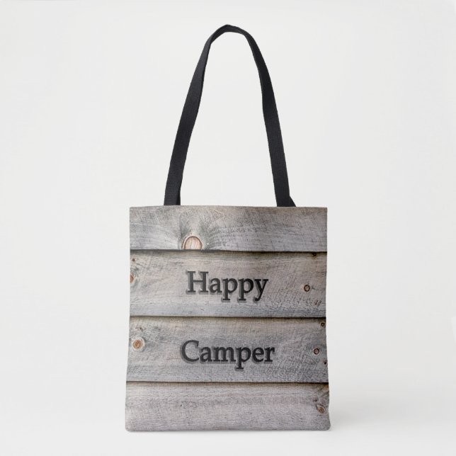 Happy Camper Tote Bag (Front)