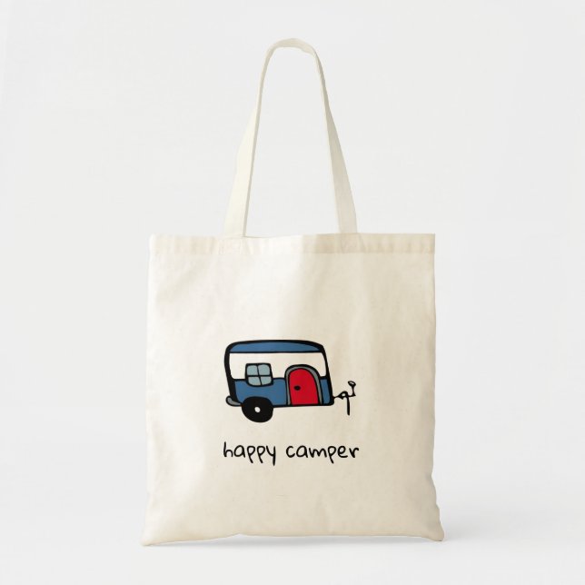 Happy Camper Tote Bag (Front)
