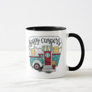 happy camper trailer Mug