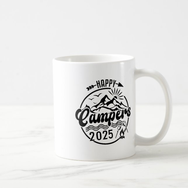 Happy Campers 2025  Coffee Mug (Right)