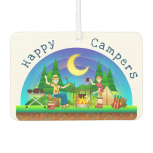 Happy Campers Car Air Freshener