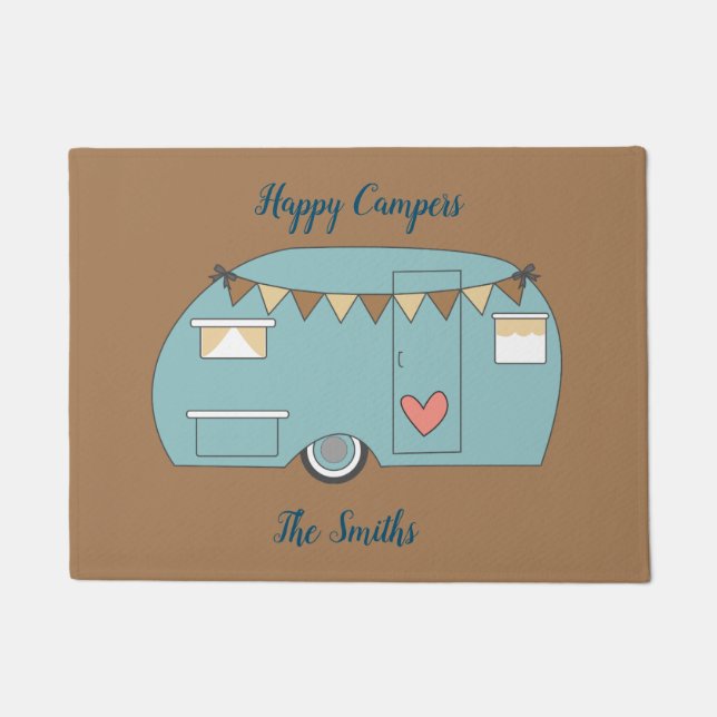 Happy Campers Doormat (Front)