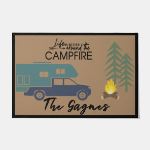 Happy Campers Doormat, Camping Lover Gift Doormat