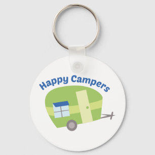 Happy Campers Key Ring