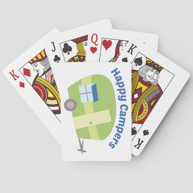 Happy Campers Playing Cards (Back)