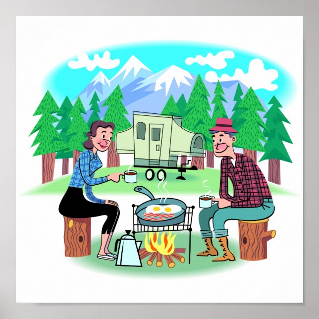 Happy Campers Poster (Front)