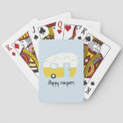 Happy Campers Retro Vintage Camper Playing Cards