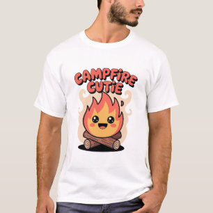 Happy Campfire Vibes Funny Camping T-Shirt