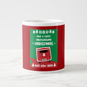 Happy Camping Motorhom Xmas    Large Coffee Mug