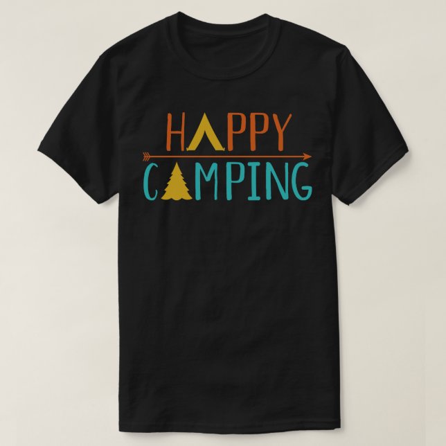 Happy camping T-Shirt (Design Front)