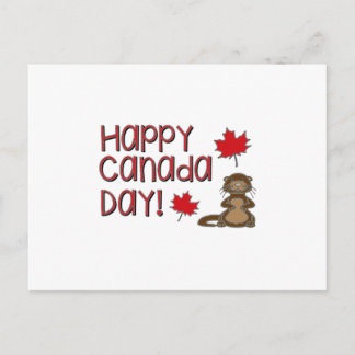 Happy Canada Day 3 Postcard