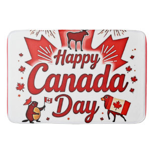 Happy Canada Day! Bath Mat