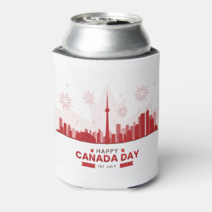 Happy Canada Day  Can Cooler