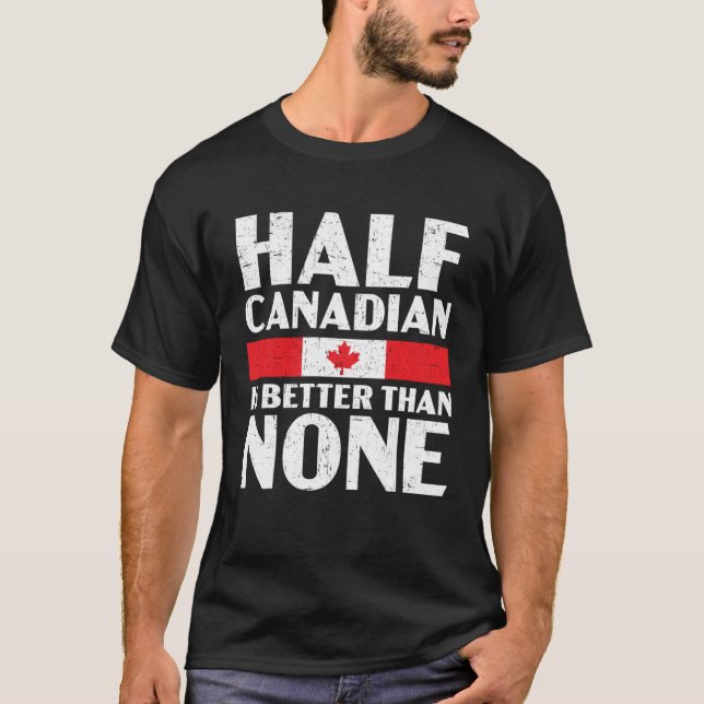 Happy Canada Day Canadian Canada Flag Maple Leaf   T-Shirt (Front)