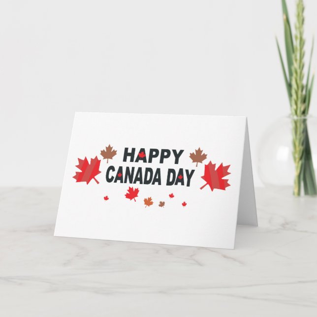 Happy Canada Day Card (Front)
