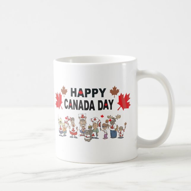 Happy Canada Day Coffee Mug (Right)