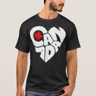 Happy Canada Day Funny Canadian Flag Maple Leaf H T-Shirt