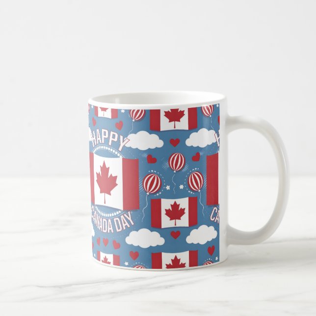 Happy Canada Day Gift Coffee Mug (Right)