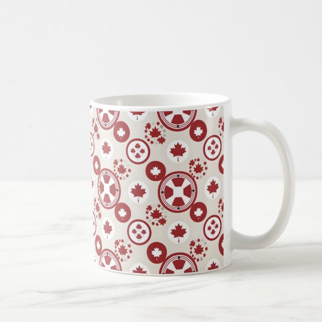 Happy Canada Day Gift Idea Coffee Mug (Right)