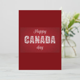 Happy Canada Day Invitation